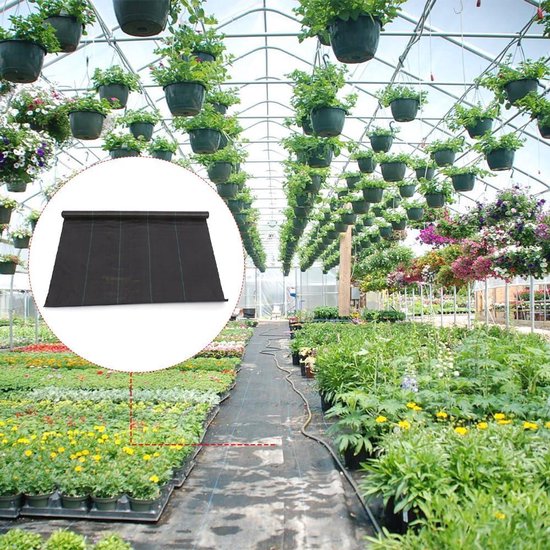 Relaxdays 5 meter worteldoek, 50 g/m², onkruidvrij en milieuvriendelijk beplanten