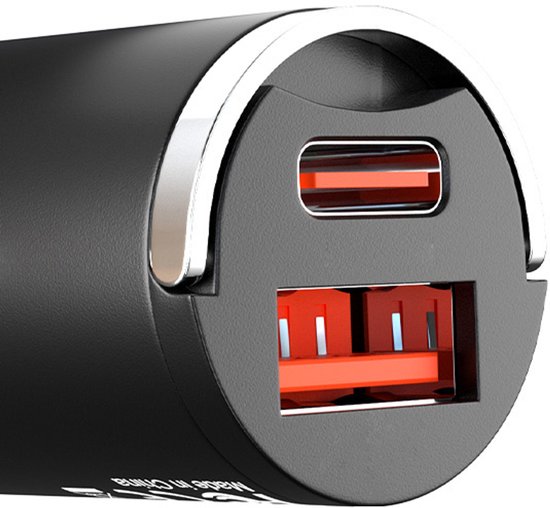 Autolader USB C - Auto Oplader USB C - Auto Lader - USB Autolader ...