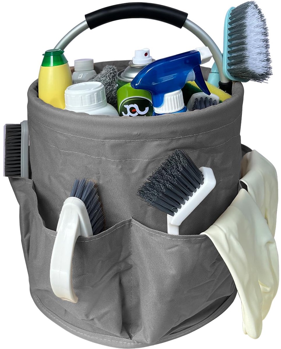 Ibenzoa® Handige Opvouwbare Organizer voor Schoonmaakmiddelen en Huishoudelijke Benodigdheden