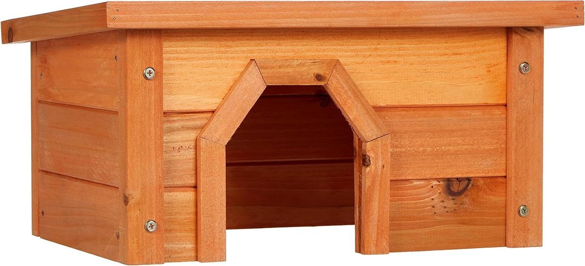 Natura Huisje voor Kleine Dieren 40 × 20 × 28 cm Bruin – Hond
