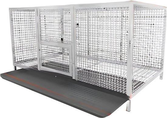 Compacte Kippenhok - Kippenren voor buiten en tuin - Metaal ss Outdoor