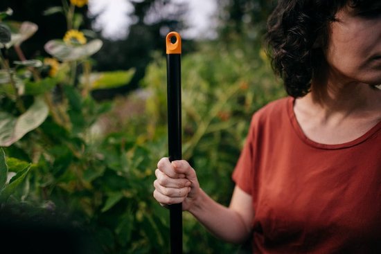 Rake met 14 tanden - Breedte: 36 cm - Carbon staal/aluminium - Zwart/oranje - Solid 1016036 — afbeelding 5