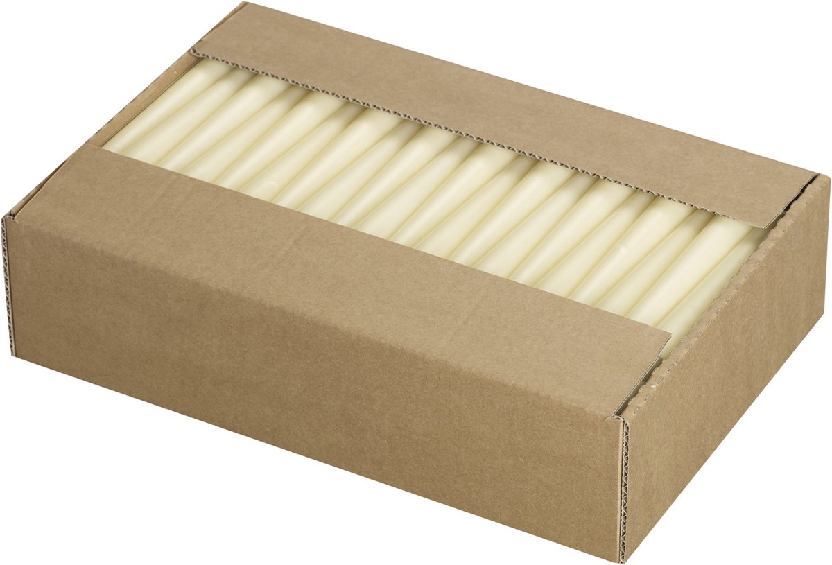 Bolsius Neutrale Gotische Kaars 240/23 Ivoor (100 stuks)