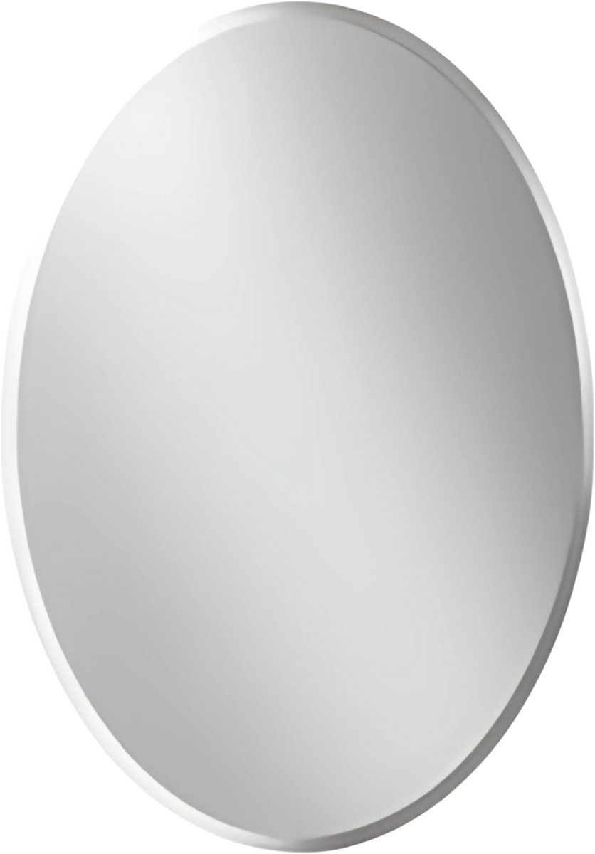 Ovale Wandspiegel Nulad - Organisch - 50x70cm - Voor Woonkamer, Slaapkamer & Badkamer - De