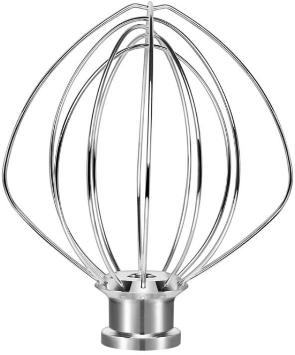 Mixer - Ei-slagroomgarde - Vervangende staande mixer - Geschikt voor K45WW RVS draadgarde voor KitchenAid - Roestvrij staal