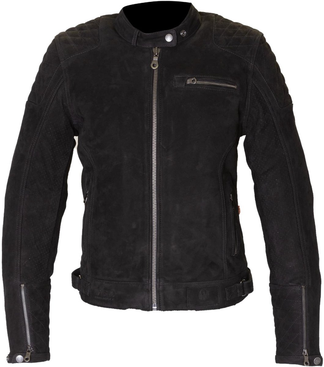 Merlin Isla TFL D3O Dames Zwart Leren Motorjas - Jas
