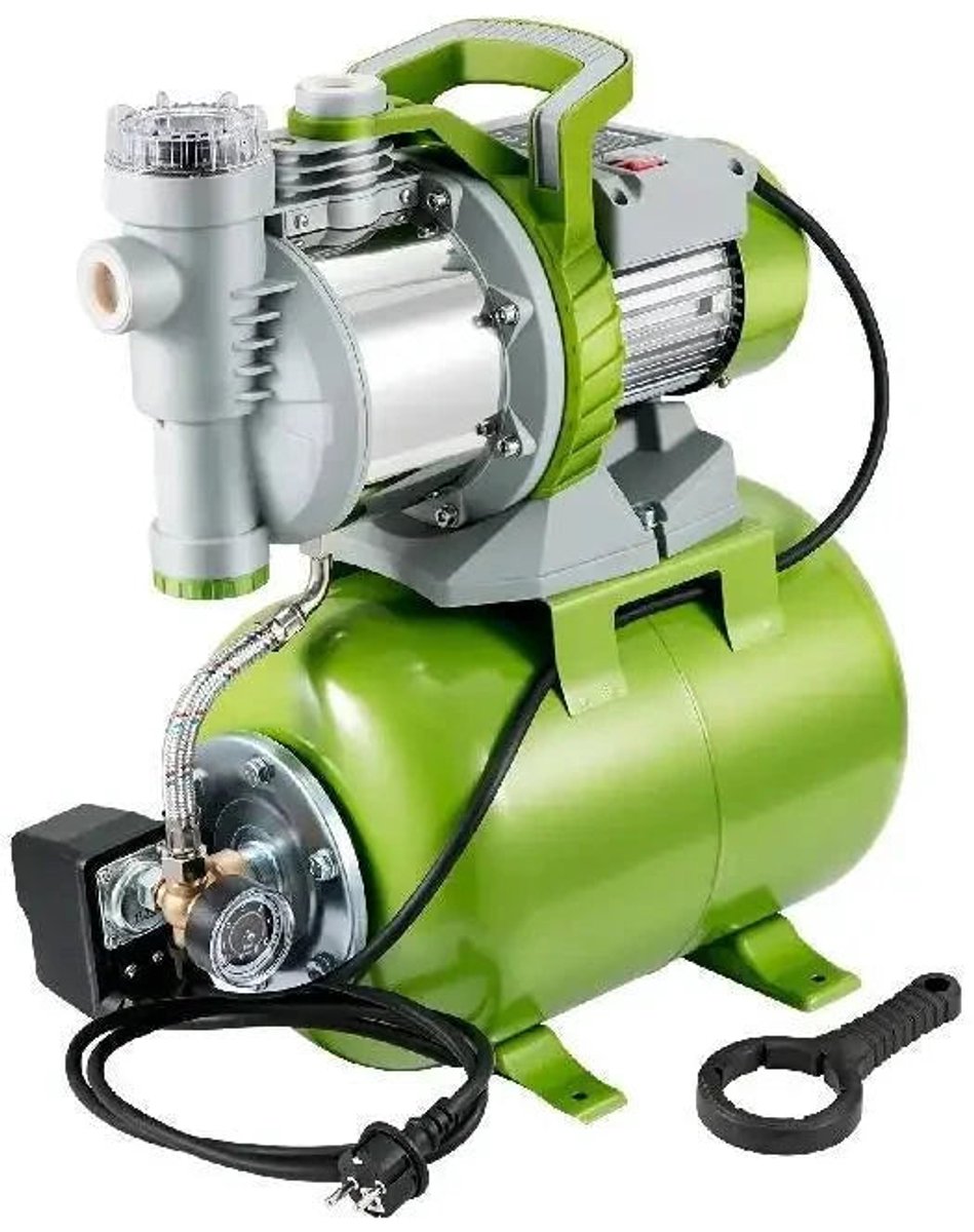 Ondiepe putpomp - Rioolpomp - Tuin waterstraalpomp - 4200 L/u Debiet 50 m Opvoerhoogte - voor irrigatie, wateroverdracht - 1300W - 230V - 50Hz