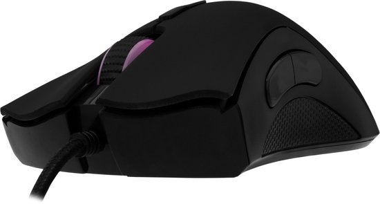 Baracuda LOBSTER RGB | Bekabelde Gaming Muis | USB-A | 6400 DPI | Zwart