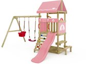 Pastelroze met Picknicktafel