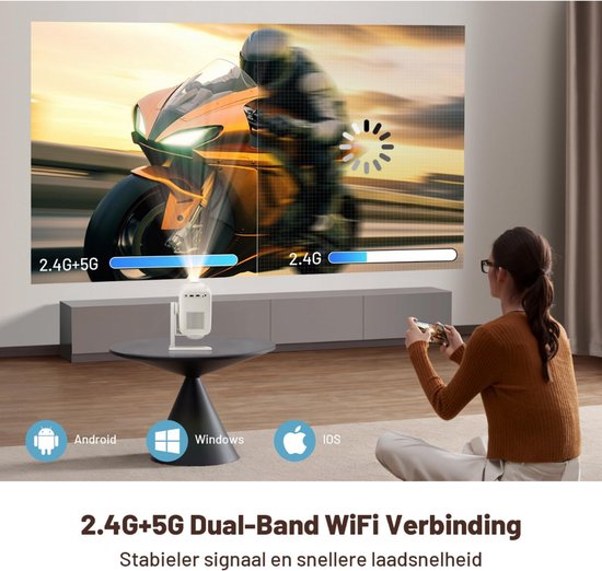 Lexium Mini beamer - Projector - Beamerscherm - Projectiescherm - Outdoor & Indoor Projector -