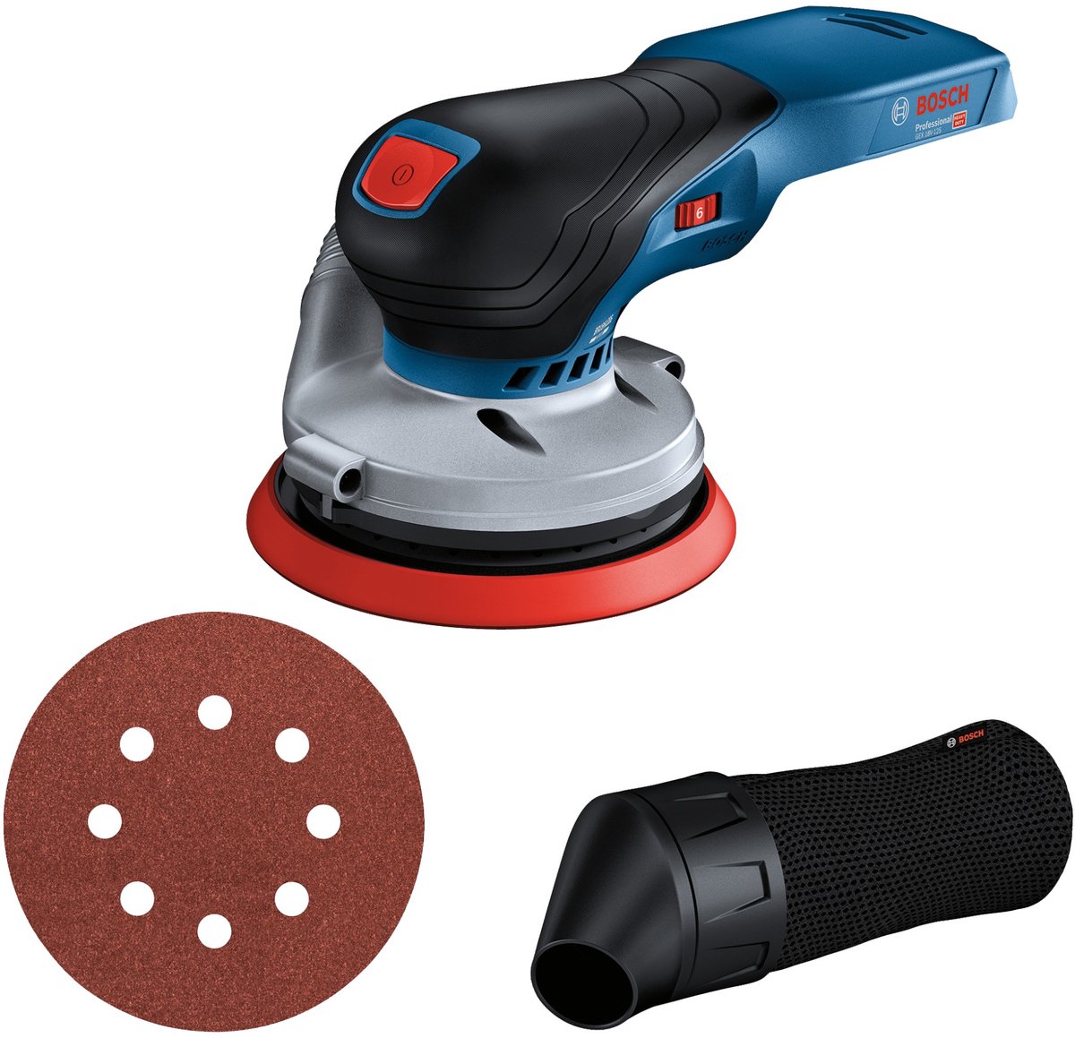 Bosch Professional GEX 18V-125 Accu Excenterschuurmachine 18V Basic Body - 0601372201