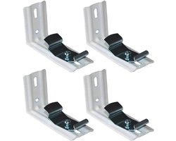 4pcs Vertical Blind Bracket, Metal Blind Holder L-shaped Window Door Mounting Blind Bracket Clips for Home Office Hotel, 1-1/2