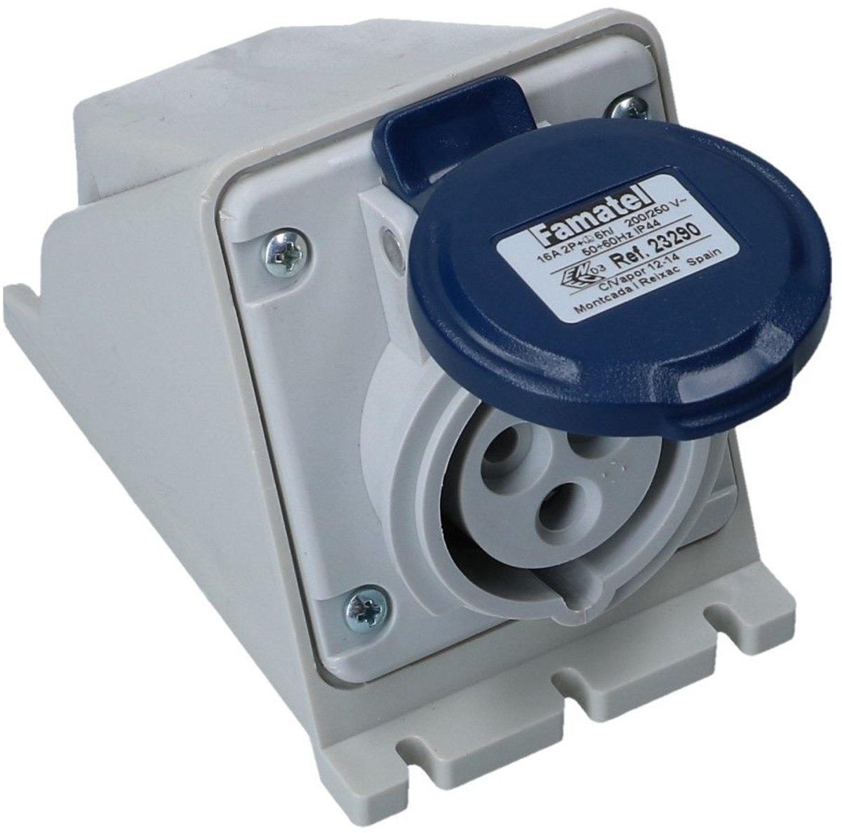 CEE female 3 polig 6H 16A IP54 wcd 220-240VAC