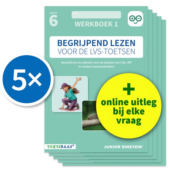 Deel 1 1 - Begrijpend lezen voor de LVS-toetsen - Groep 6 -  ... - cover
