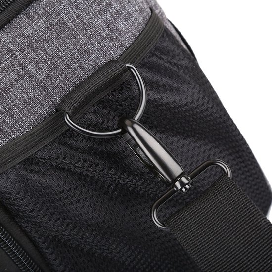 DSLR-camera-schoudertas - camera tas - Universele digitale cameratas - Tas voor fotoapparatuur - Draagbare cameratas - Multifunctionele camera-organizer - Grijs