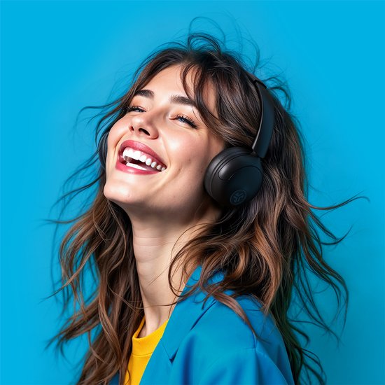 JLab Studio 2 Koptelefoon Draadloos – Hoofdtelefoon met Zachte Oorkussens – Onear Design – 45 Uur Speeltijd – Bluetooth Multipoint – Aanpasbare Equalizer Instellingen – Inklapbaar – LabShare Modus - Zwart