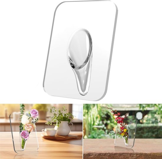 3Pcs Draagbare Eco-vriendelijke Bloem Leuke Opvouwbare Vaas