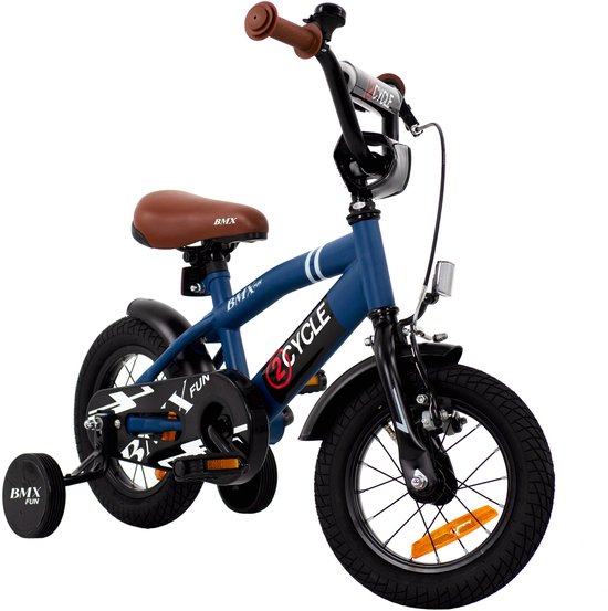 2Cycle BMX Fun kinderfiets 12 inch (2 tot 4 jaar) voor jongens blauw — afbeelding 5