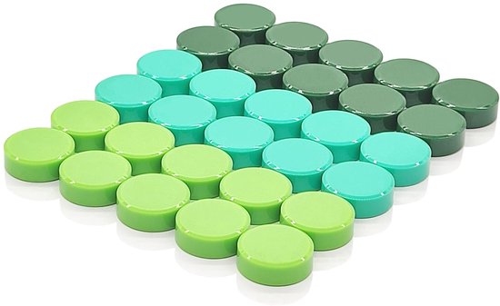 80 stuks magneten voor magneetbord, 11 x 17 mm Kleine koelkast, multifunctioneel whiteboard, mini sterk voor prikbord koelkastmagneten school kantoor huis (8 kleuren