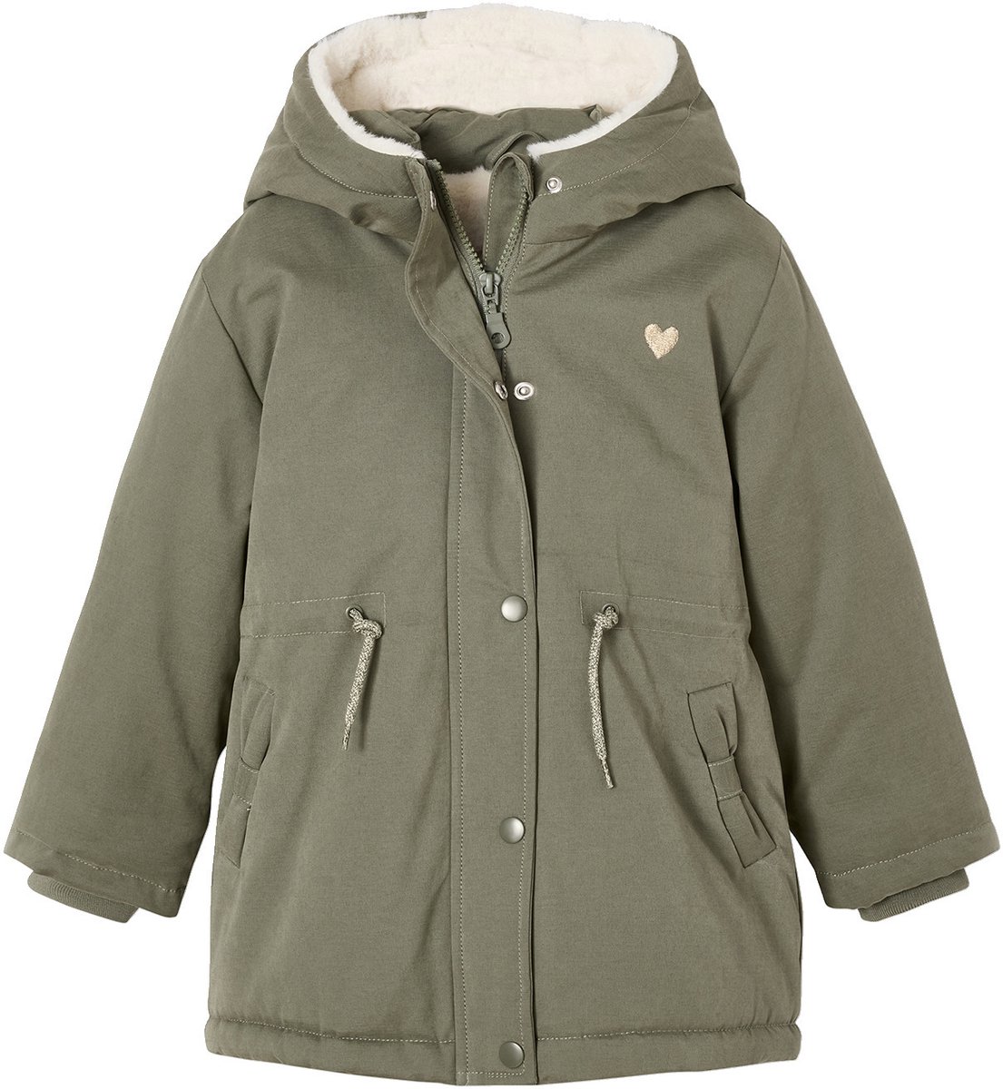 Vertbaudet Romantische parka met capuchon voor meisjes