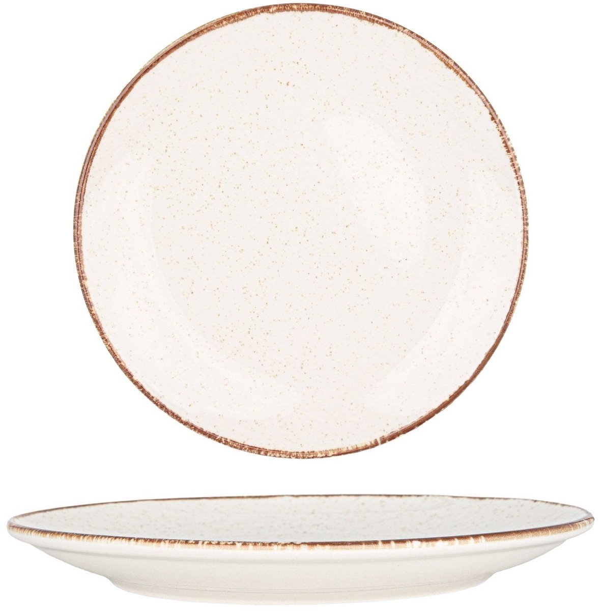 Rinart Dessertbord - Brunilda - Porselein - 21 cm - set van 6