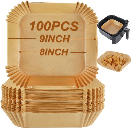 Lot De 120 Feuilles De Cuisson Airfryer Pour Philips Dual Basket Airfryer 3000 Serie 5000 6l 3l Na350 00 Na550 00 Papier Sulfur