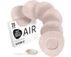 Not Just a Patch - Air - sensorpleisters - Fixatiepleisters voor Dexcom G7 & One + - Tan / beige - 20 stuks