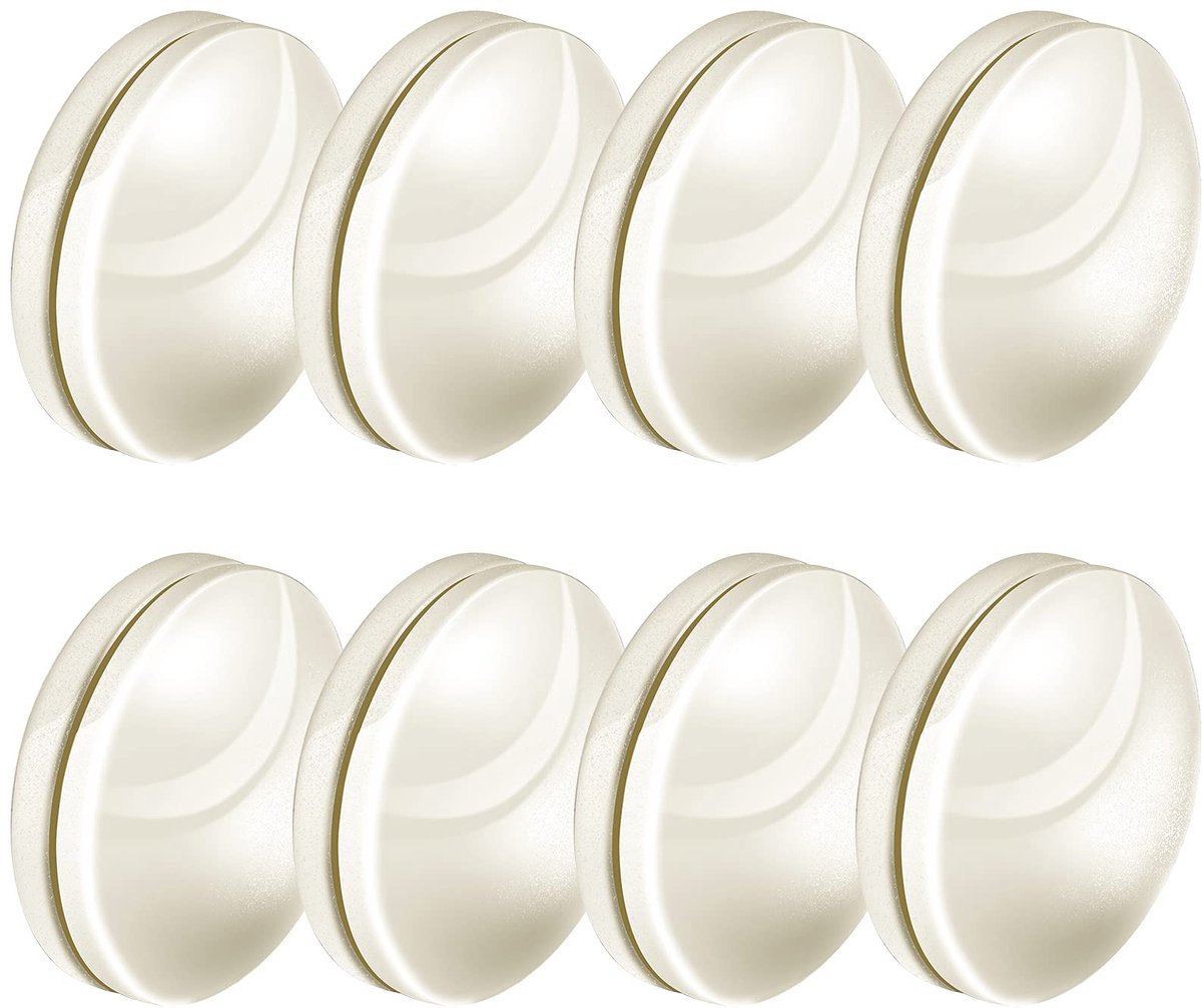Magnetische Gordijngewichten - Voorkomt Wegwaaien - Voor Douche- & Buitengordijnen - Beige - 6 Stuks