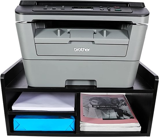 vidaXL Bureau organiser 42x21,5x42 cm bewerkt hout wit