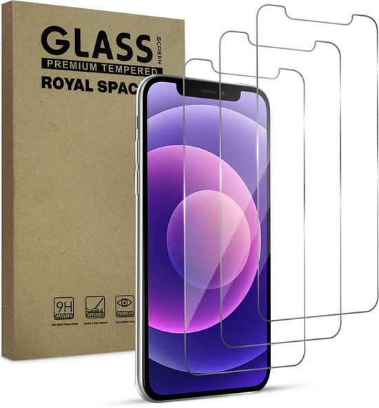 3 Stuks Screenprotector geschikt voor iPhone 12 / 12 pro - Gehard Beschermglas - Tempered Glass Screen Cover