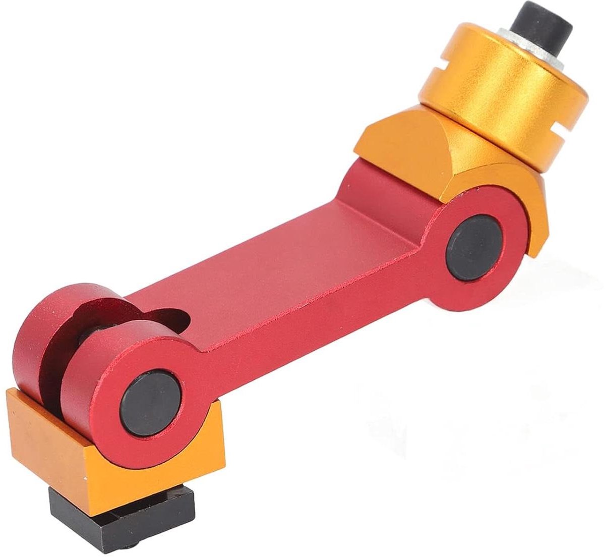 Allecto Plus - Verstelbare Work Stop Locator M12 170mm voor CNC Milling - Werkstuk Fixatie met T Slot - Robuuste Vise Stop en Limiter