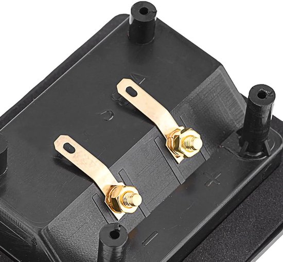 Luidsprekerterminal HiFi luidspreker 2 koper Binding Post terminal kabel aansluiting box shell akoestische componenten