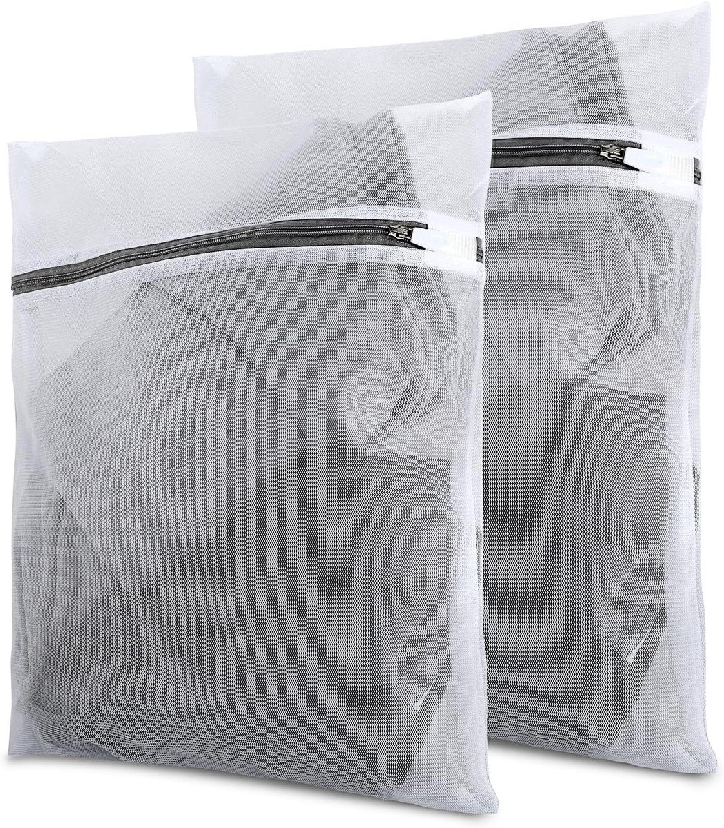 Functionele Mesh Waszakken Met Ritsen voor Wasmachine - Duurzaam en Dik - Ideaal voor BH, Blouse, Kousen, Ondergoed en Baby Kleding