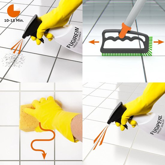 RFWR® Efficiënte Voegreiniging met Combi-Adapter en 250 ml Voegenreiniger van Merkloos	 — afbeelding 2