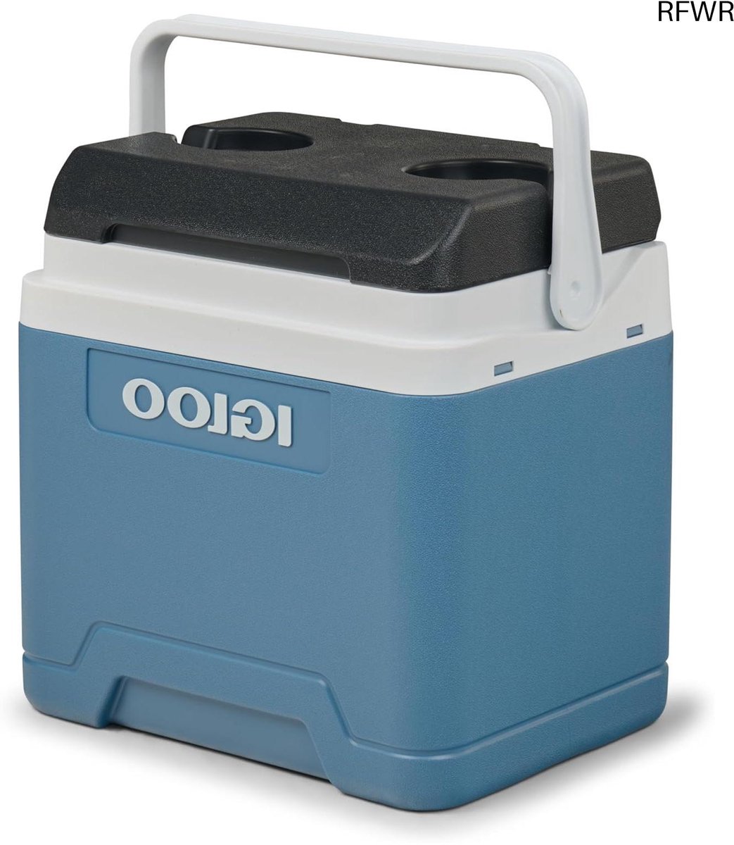 RFWR® Passieve koelbox 24L voor vrije tijd, werk en camping – IJsblauw