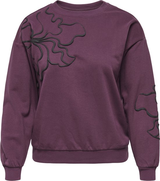 ONLY CARMAKOMA - CARODESSA L/S O-NECK SWT JRS - Dames - Sweaters