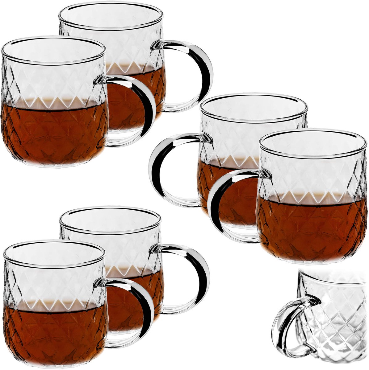 Rovale theeglazen 350ml 6 stuks