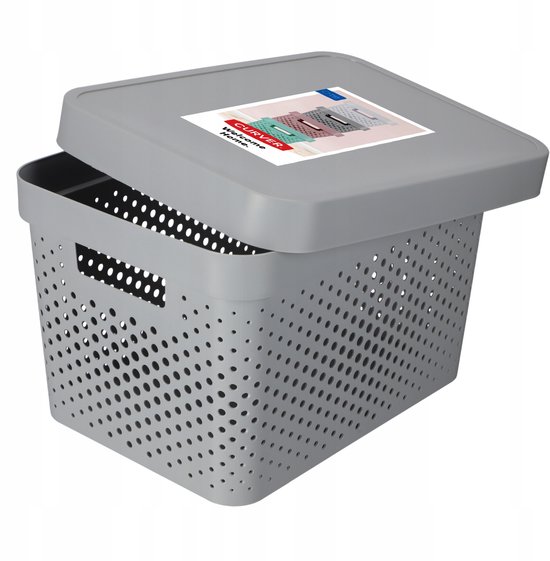 Celadon Infinity-container van 11 liter met een deksel