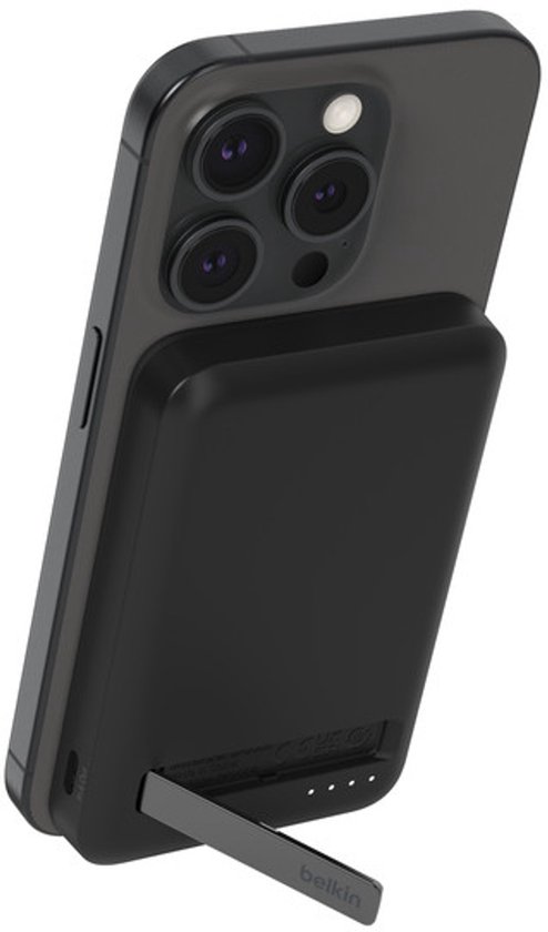 Batterie externe magnétique Belkin BoostCharge Pro 5 000 mAh avec Qi2 15 W - Compatible Magsafe