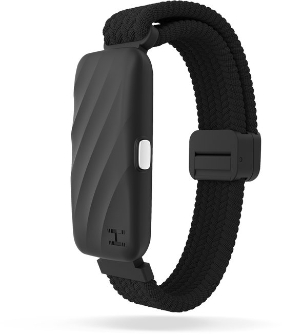 HoMedics Wakeband Trillingsalarm Armband Wekker - 9 Alarm en Vibratie Instellingen - Stille Trilwekker - Vibratiealarm - App - 68 uur Batterijduur - Zwart