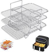 Grillmand van roestvrij staal, grillmand voor buiten, grillmand voor de