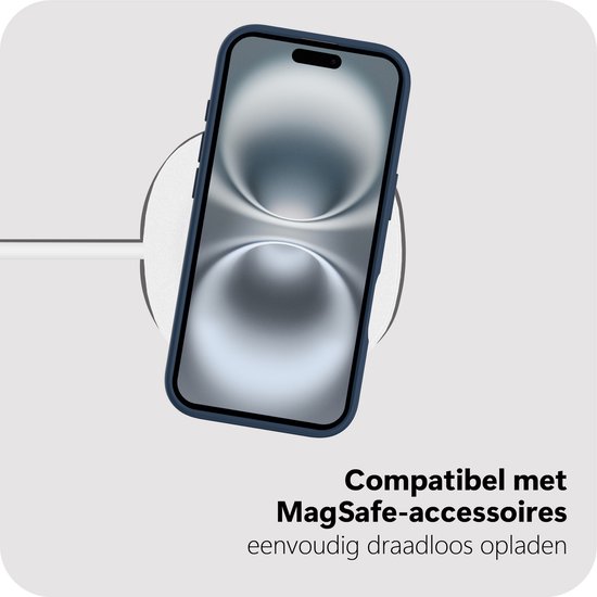 Coque Cazy pour iPhone 17 - Compatible MagSafe - Coque arrière de qualité militaire - Blauw