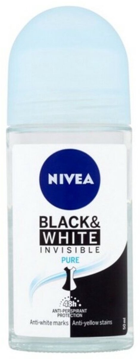 NIVEA deo roll-on Invisible Black&White Original 50 ml