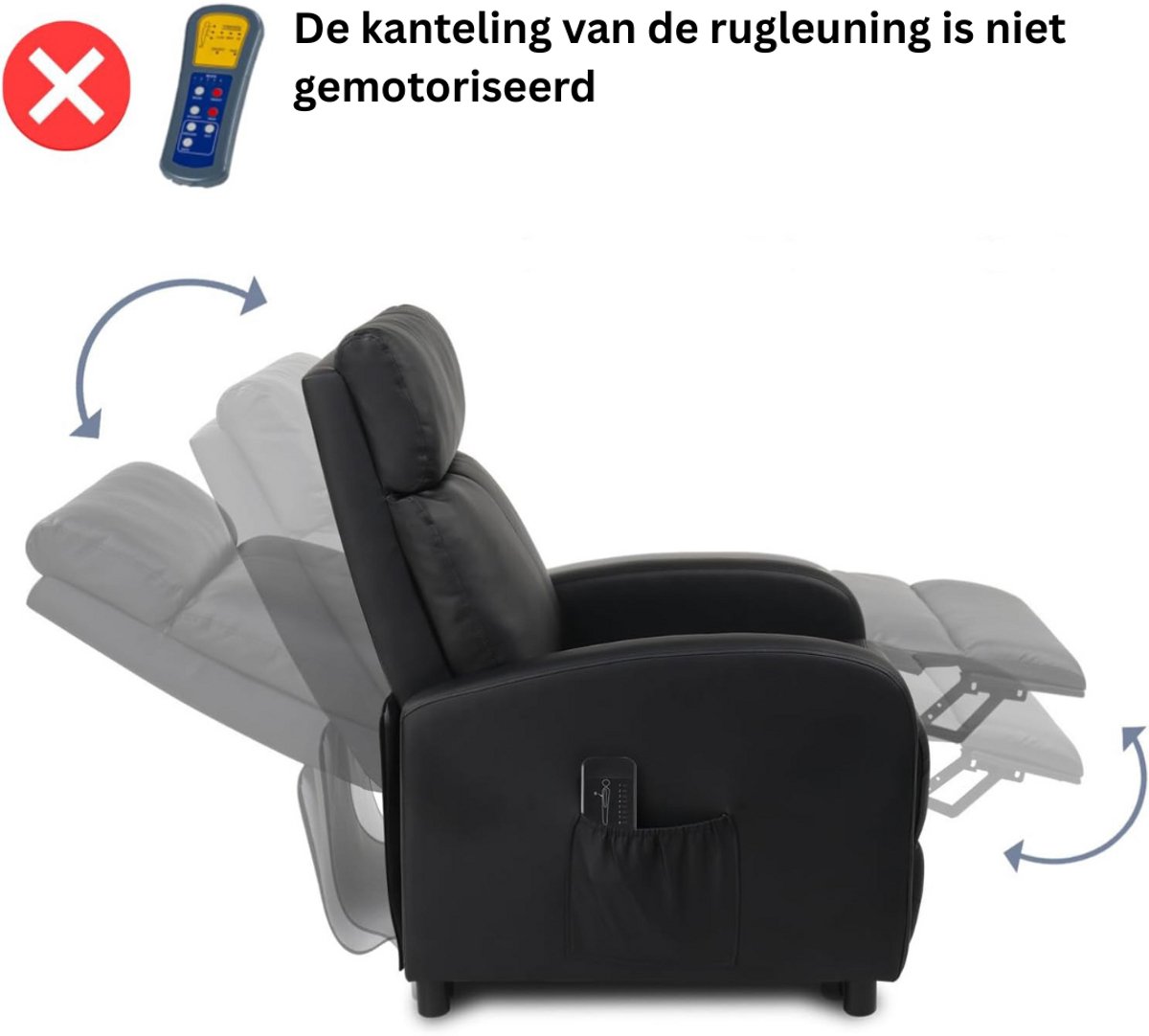 Massagestoel Shiatsu - Massagekussen - Massage Apparaat - Zwart – foto 7