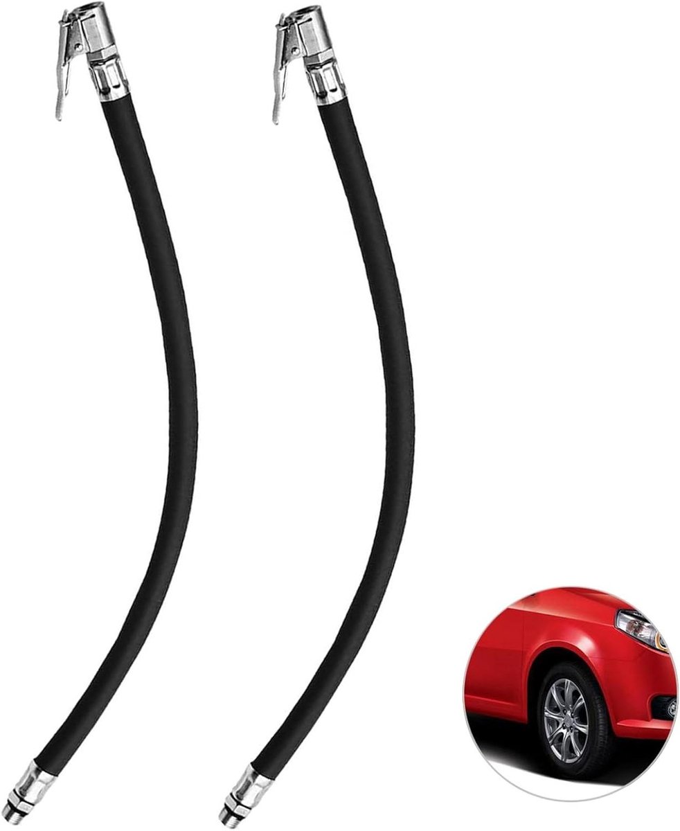 Vervangingslang Voor Banden Vullen 2 Stuks Universele Verlengslang Bandenventiel Opblaaspomp Luchtbanden Motorfiets Auto Fiets Ventielbuis.