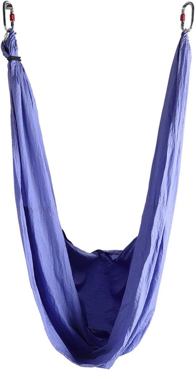 Inovra Plus - Hangmat voor Anti-zwaartekracht Aerial Yoga Fitness met Handvat - Inversi-Sling - Inclusief Handleiding - Stoffen Tas - Ontspanning en fitness training