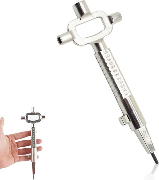 HBM universeel gereedschap voor bougieopening 10, 12, 14 en 16 mm HBM universeel gereedschap voor bougieopening 10, 12, 14 en 16 mm