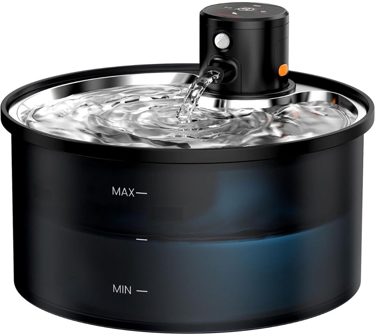 MKSS® Drinkfontein Kat - Kattenfontein met Sensor en Filter - Drinkbak Hond - Zwart