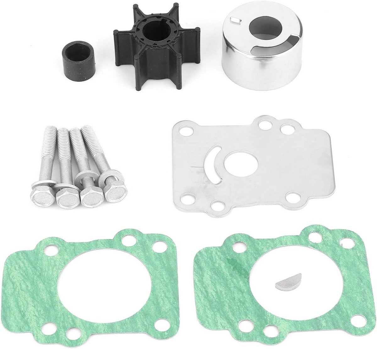 Allecto Plus - Waterpompwaaierset voor Yamaha buitenboordmotor 9.9 pk en 15 pk 2 TAKT 1984-1995 - Maritieme Toebehoren