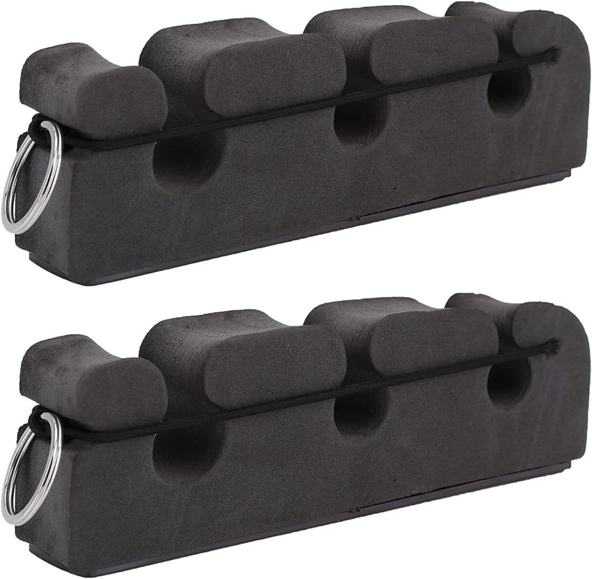 2 Stuks Auto Hengel Opbergrek met Magnetische Stands - Hengelhouder voor de Auto - 3 Slots - Opbergsysteem voor Vliegvishengels met High Density Foam